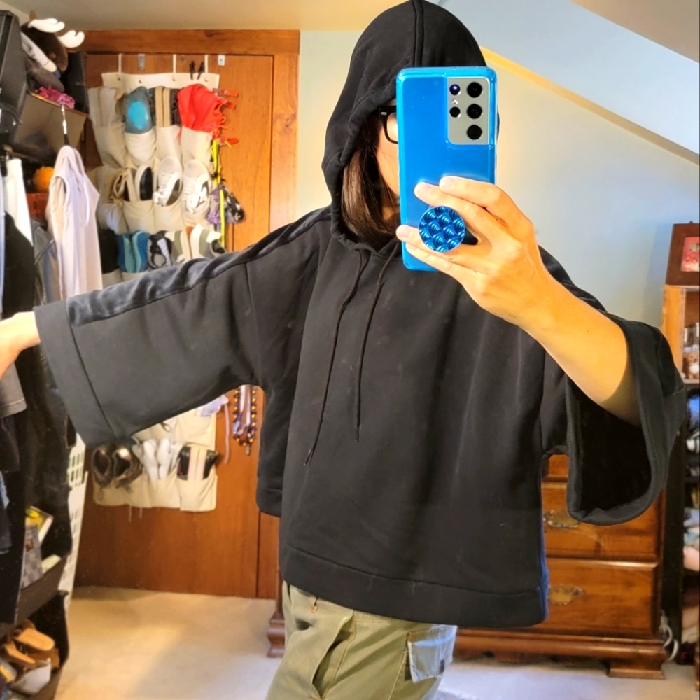 Puma Kimono Sleeve Crop Hoodie!